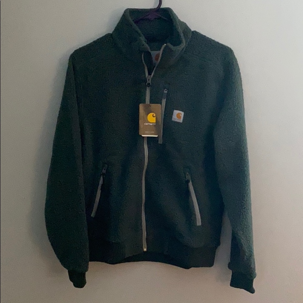 🆕 Carhartt Women’s fleece jacket Size S 4/6